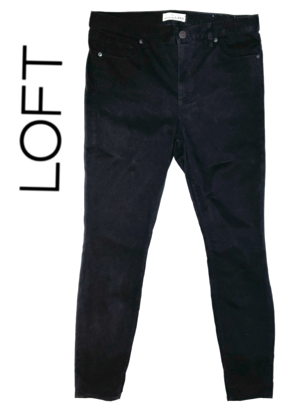 LOFT Legging Jeans Jeggings Black 29 / 8